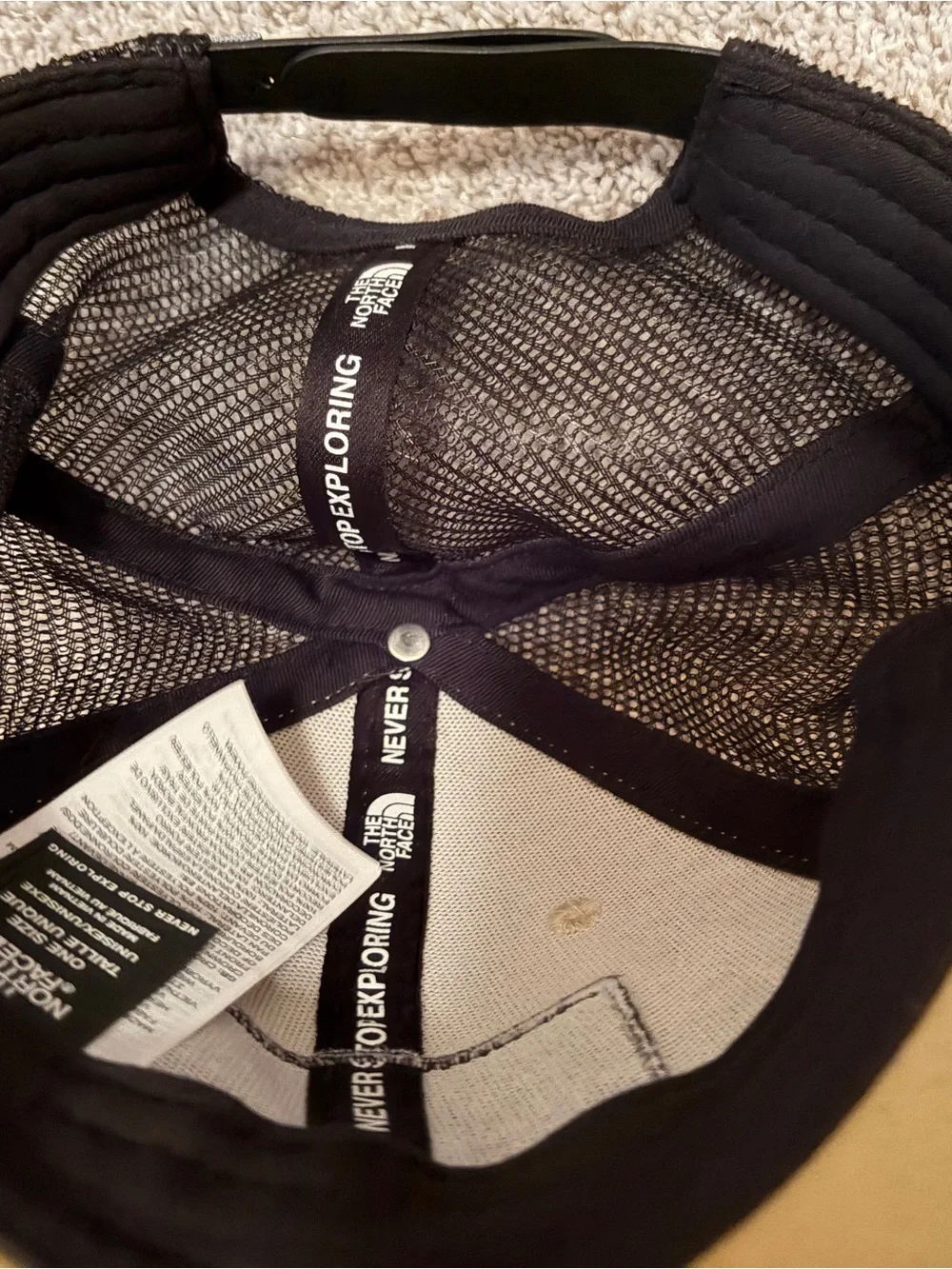 The North Face Black And Tan Mudder Trucker Hat
